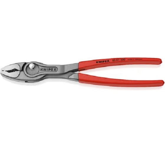 Клещи с фронтальным и боковым захватами Knipex TwinGrip зев 5-27 мм, длина 250 мм, обливные ручки KN-8201250