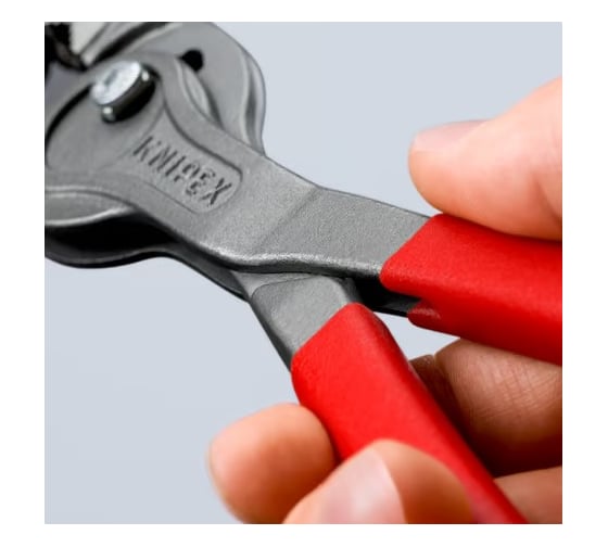 Клещи с фронтальным и боковым захватами Knipex TwinGrip зев 5-27 мм, длина 250 мм, обливные ручки KN-8201250