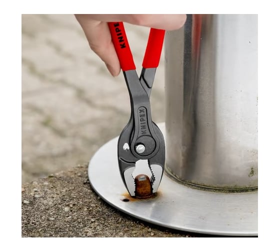 Клещи с фронтальным и боковым захватами Knipex TwinGrip зев 5-27
