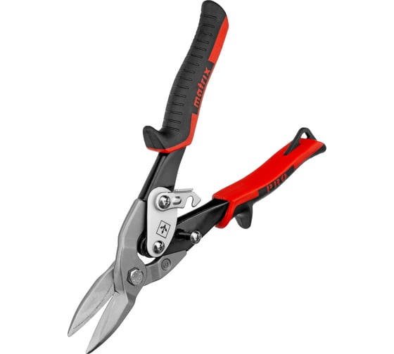 Ножницы по металлу Matrix PRO 250 мм, прямой рез, сталь CRMO, двухкомпонентные рукоятки 78322 1