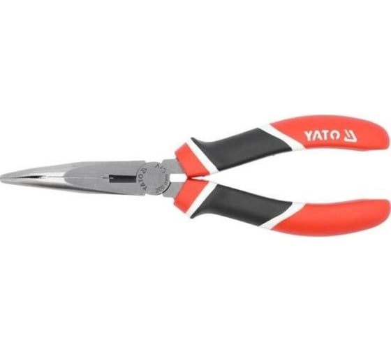 Тонкогубцы изогнутые YATO 200мм CRV YT-1946 37141946 092 1