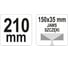 YATO Щипцы для формирования профилей 210мм 150x35 YT-5142 3