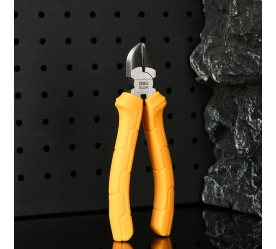 Диагональные бокорезы DELI DL2206C 160 мм, пластиковая ручка 168687