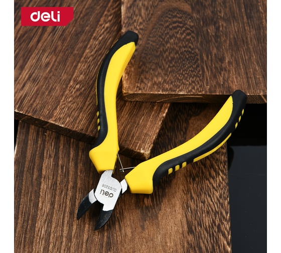 Мини-бокорезы DELI DL103206 110 мм, двухкомпонентная рукоять 168398