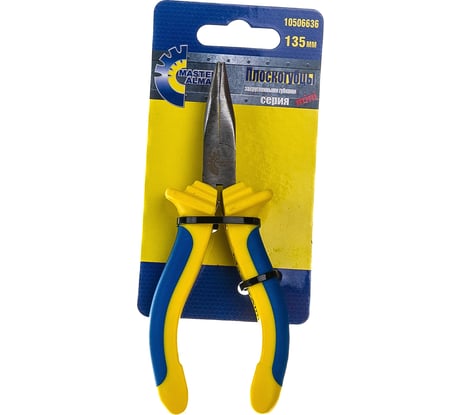 Плоскогубцы МастерАлмаз серия мини 135мм, с загнутыми губками 10506636