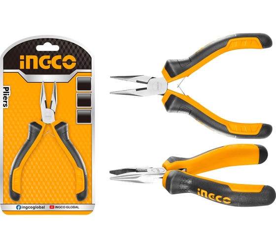 Длинногубцы INGCO мини 115 мм. HMLNP08115