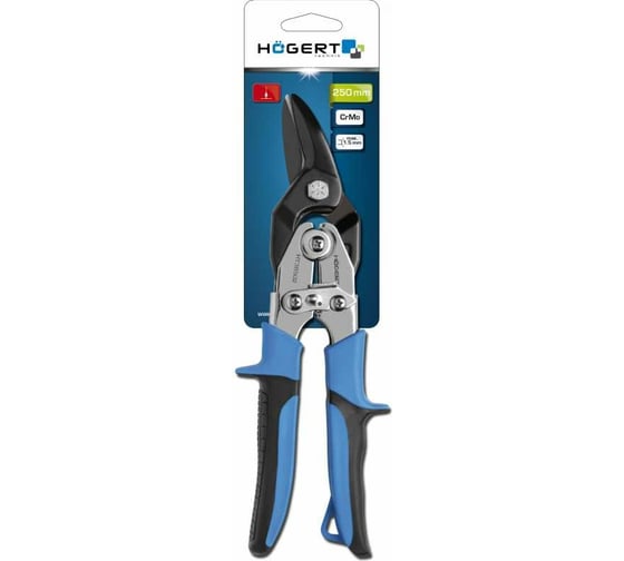 Строительные ножницы HOEGERT TECHNIK 250 мм, правые HT3B502