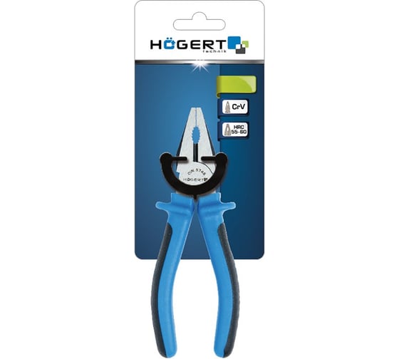 Пассатижи HOEGERT TECHNIK универсальные, 160 мм HT1P006