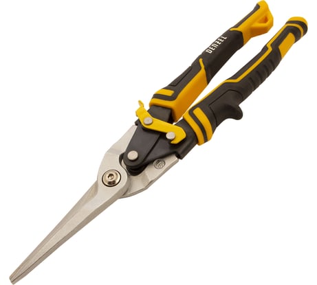 Ножницы по металлу Denzel 315мм, прямой проходной рез, сталь-CrMo, трехкомп.рук-ки 78373