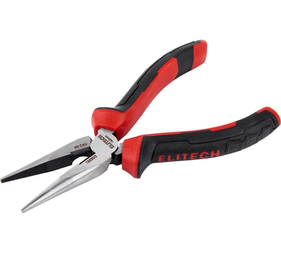 Длинногубцы Elitech 160 мм, комбинированные, CrV,56-62HRC 120202 207108