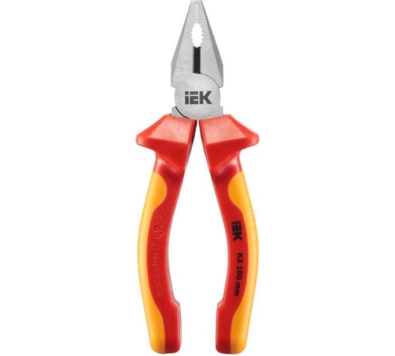 Пассатижи диэлектрические IEK ARMA2L 3 160 мм K3 A2L3-PL20-K3-160