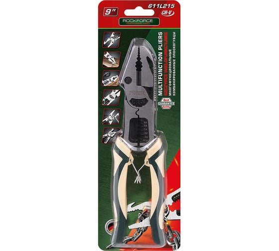 Плоскогубцы комбинированные многофункциональные Rockforce RF-611L215(62337) 1