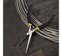 Мини-тонкогубцы удлиненные DELI 150мм DL103006 прорезиненная рукоять 179494