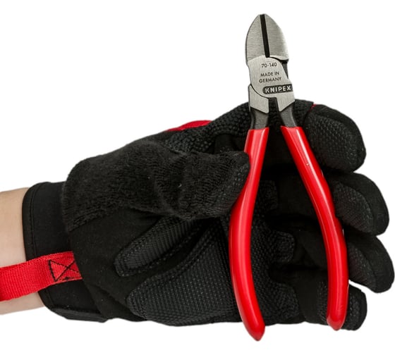 Бокорезы Knipex, 140 мм, 62 HRC, 1-к ручки, KN-7001140SB