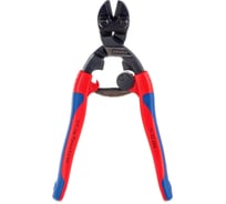 Болторез Knipex, CoBolt, компактный, с пружиной, голова 20 градусов, 200 мм, черный, 2К ручки, KN-7122200SB