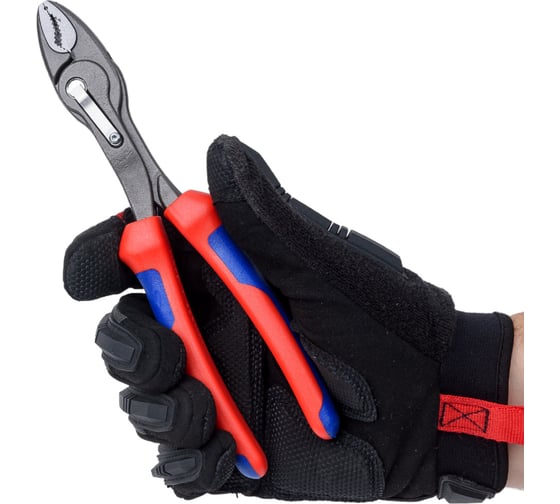 Захватные клещи Knipex TwinGrip, 4 - 22 мм, длина 200 мм, KN-8202200SB