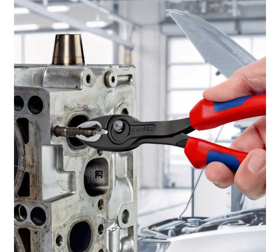 Захватные клещи Knipex TwinGrip, 4 - 22 мм, длина 200 мм, KN-8202200