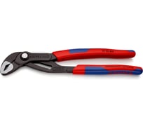 Переставные клещи Knipex Cobra, 50 мм (2"), 250 мм, серые, 2К ручки, KN-8702250SB