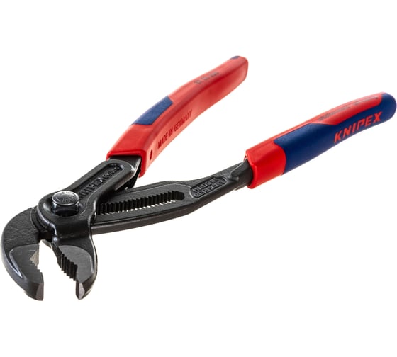 Переставные клещи Knipex Cobra, 50 мм (2"), 250 мм, серые, 2К ручки, KN-8702250SB