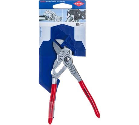 Переставные клещи-ключ Knipex 150 мм, 27 мм (1"), хром, 1К ручки, KN-8603150SB