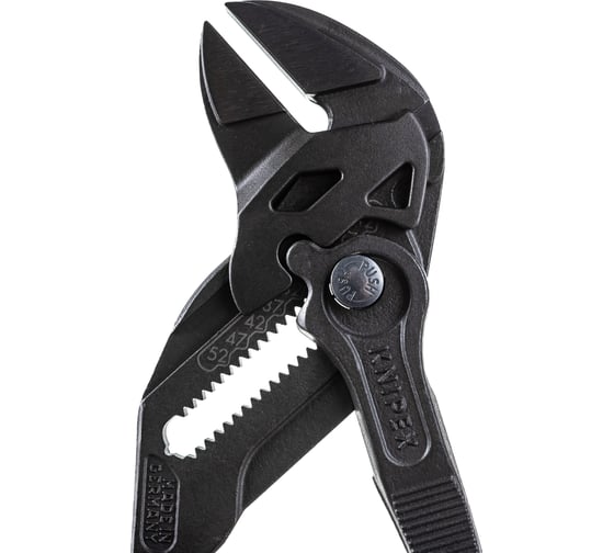 Переставные клещи-ключ Knipex 52 мм (2"), 250 мм, серые, 2-к ручки, подвес KN-8602250SB