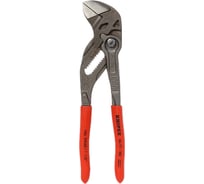 Переставные клещи-ключ Knipex 180 мм, 40 мм (1 1/2"), серые, 1К ручки, KN-8601180SB
