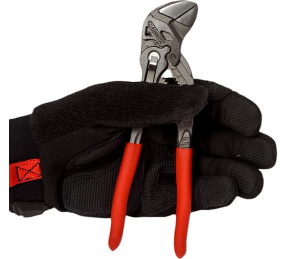 Переставные клещи-ключ Knipex 180 мм, 40 мм (1 1/2"), серые, 1К ручки, KN-8601180SB