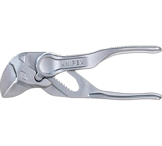 Переставные клещи-ключ Knipex XS, 21 мм (3/4"), 100 мм, Cr-V, серые, KN-8604100