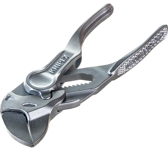 Переставные клещи-ключ Knipex XS, 21 мм (3/4"), 100 мм, Cr-V, серые, KN-8604100