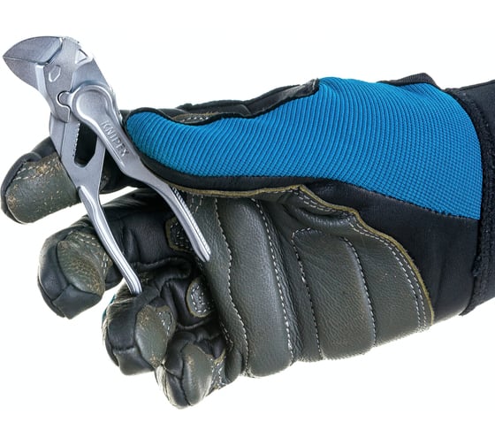 Переставные клещи-ключ Knipex XS, 21 мм (3/4"), 100 мм, Cr-V, серые, KN-8604100