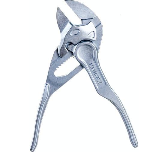Переставные клещи-ключ Knipex XS, 21 мм (3/4"), 100 мм, Cr-V, серые, KN-8604100