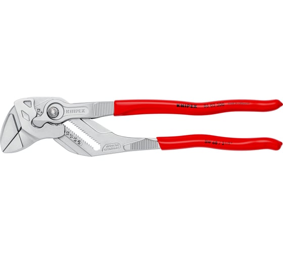 Переставные клещи-ключ Knipex 68 мм (2 1/2"), длина 300 мм, хром, 1К ручки, KN-8603300SB