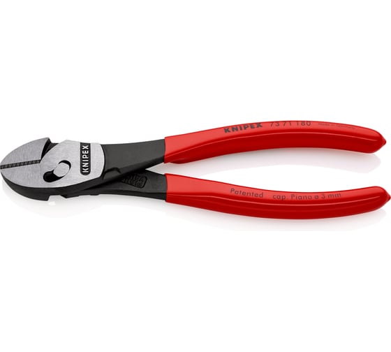 Бокорезы KNIPEX TwinForce® 180 мм, 1К ручки, KN-7371180