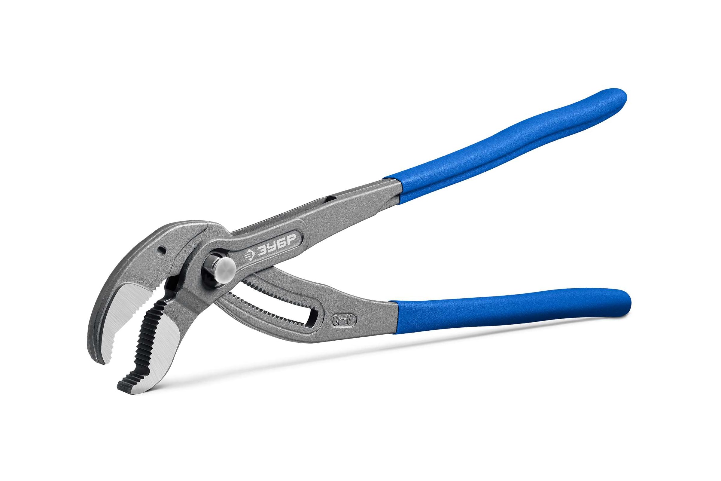 ПереставныеклещисбыстрымперемещениемЗУБРПрофи180мм,захват42мм,CrV22441-18