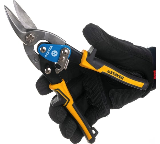 Левые ножницы по металлу STAYER Cobra 250 мм 23055-L_z01