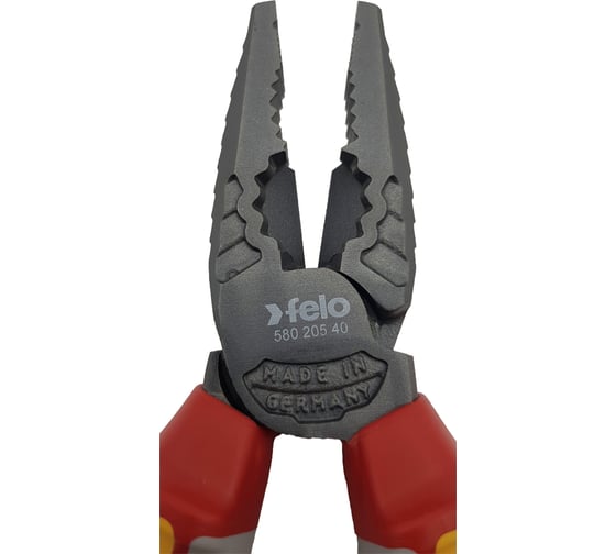 Диэлектрические комбинированные плоскогубцы Felo 205 мм 58020540
