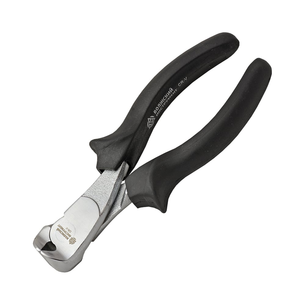 Торцовые кусачки Волжский Инструмент 160 мм, CrV сталь, хромированные ...