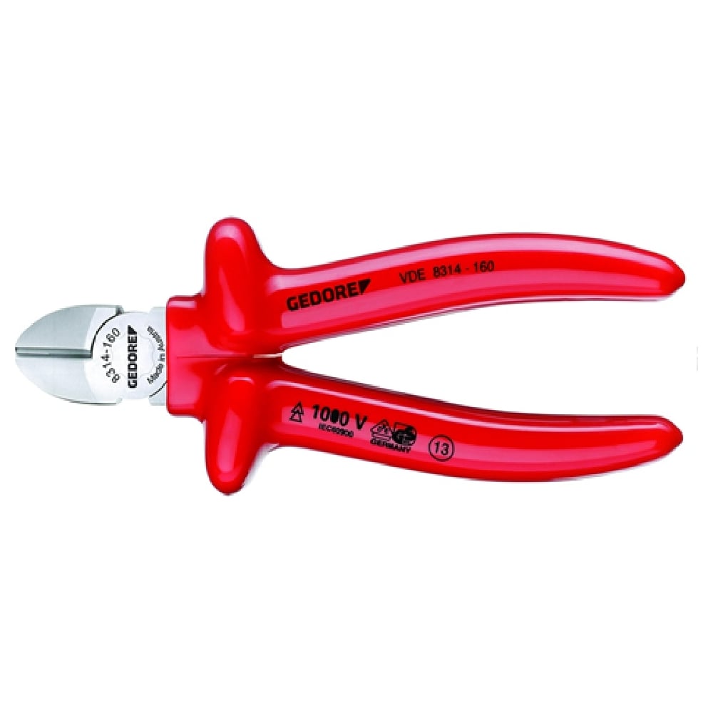 Бокорезы GEDORE VDE с изоляцией методом окунания, 140 мм 6743540 ...