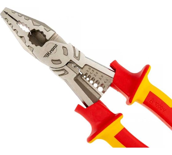 Плоскогубцы многофункциональные диэлектрические KRANZ 230мм KR-12-4651-3