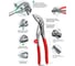 Клещи переставные Knipex COBRA ES, тонкие, зев 32 мм, длина 180 мм, фосфатированные, обливные ручки KN-8751180 4