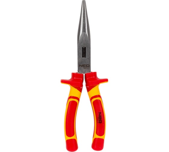 Плоскогубцы NEO Tools удлиненные, прямые, 200 мм, 1000V, CrV, полированные 01-225