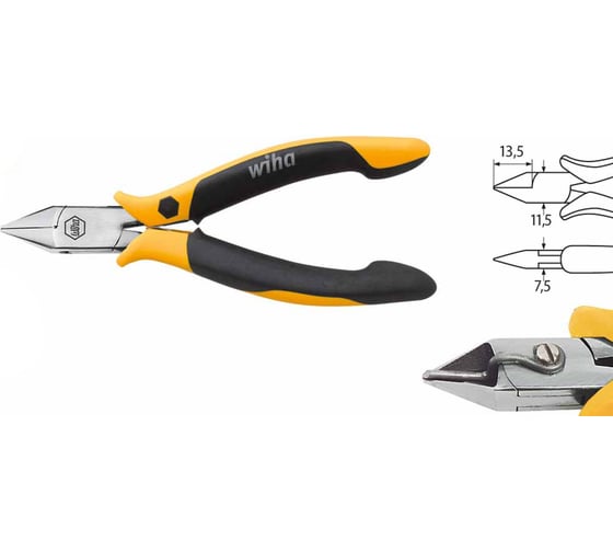Бокорезы Wiha Professional ESD Z41404, 115мм 26822