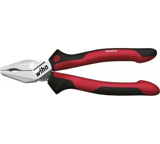Пассатижи Wiha Industrial с DynamicJoint и OptiGrip со сверхдлинной режущей кромкой wih30826