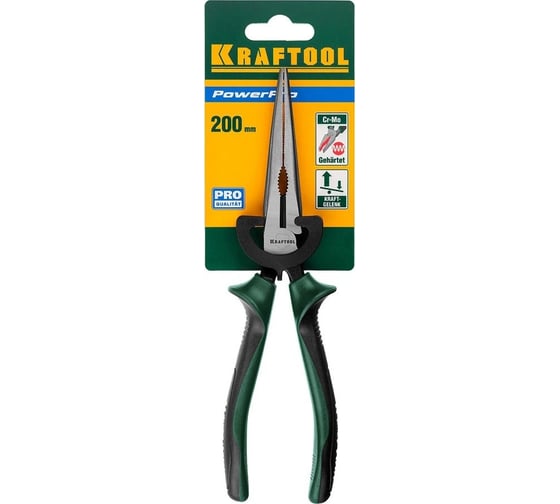 Тонкогубцы KRAFTOOL PowerPro, CrMo, покрытие оксидированное с полировкой, 200 мм 22001-3-20_z01