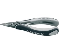 Захватные прецизионные плоскогубцы для электроники KNIPEX плоско-круглые губки, L-130 мм KN-3452130ESD