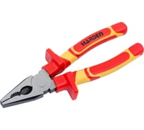 Профессиональные пассатижи Harden с диэлектрическими рукоятками, до 1000 В, 200 мм, CRV 800138