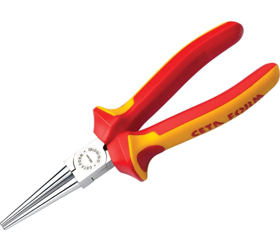 Круглогубцы диэлектрические прямые Ceta Form 1000V 160мм G18-18-0160 1