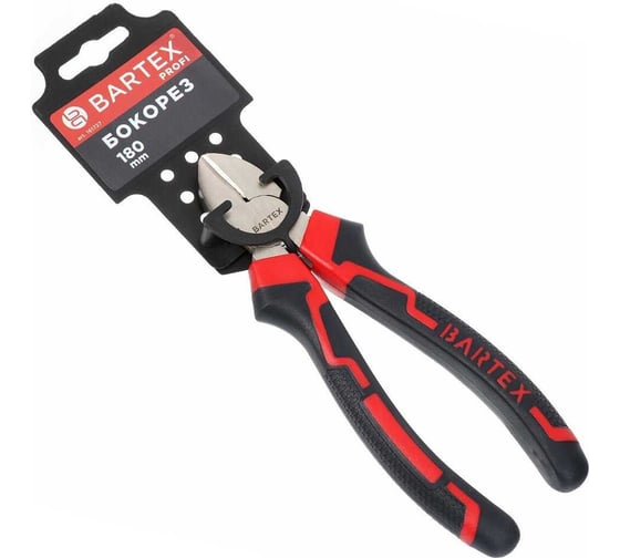 Бокорез BARTEX 180 мм, двухкомп рук, , Профи, 11027 161727 1
