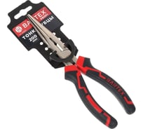 Тонкогубцы BARTEX Профи 200 мм, прямые, углеродистая сталь, 909018.1222 309623