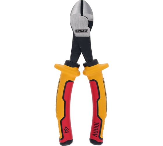 Диагональные кусачки Dewalt с токоизолирующими рукоятками, 16 см DWHT82801-0 1